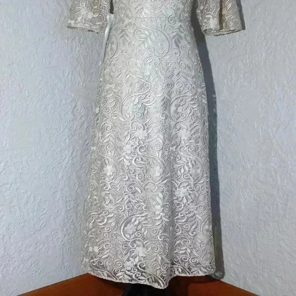 JS COLLECTIONS Angela Midi Dress sz 2 - Picture 10 of 11